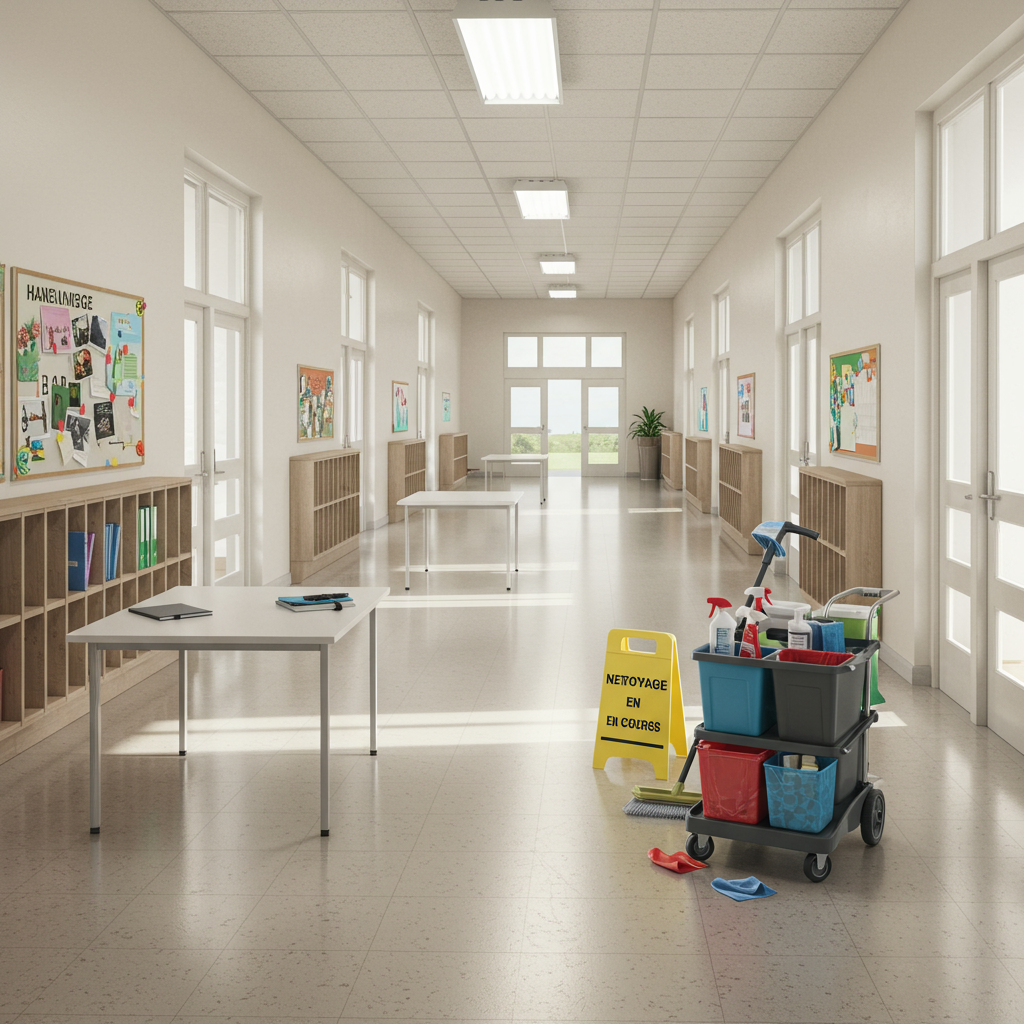 Nettoyage d'écoles/de campus