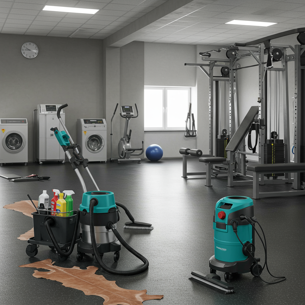Nettoyage de salles de sport
