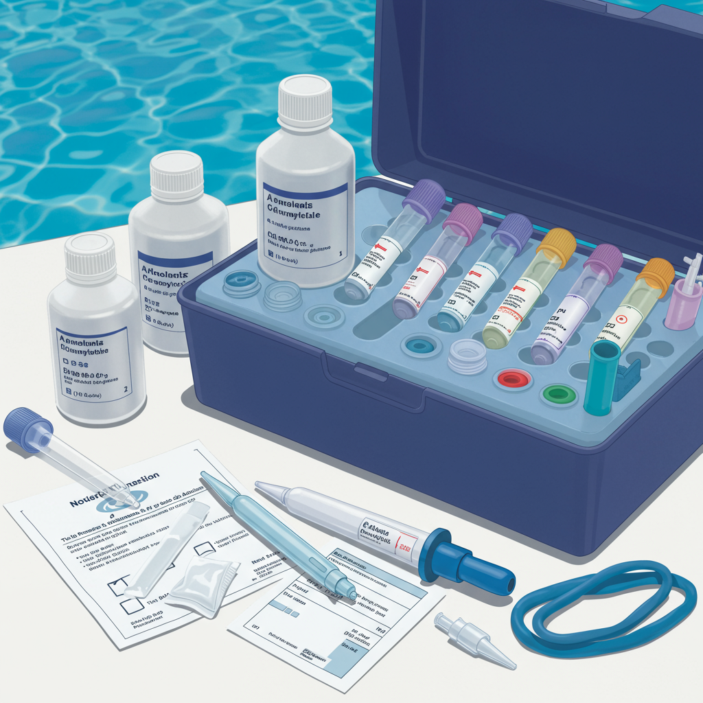 Analyse de l'eau de piscine