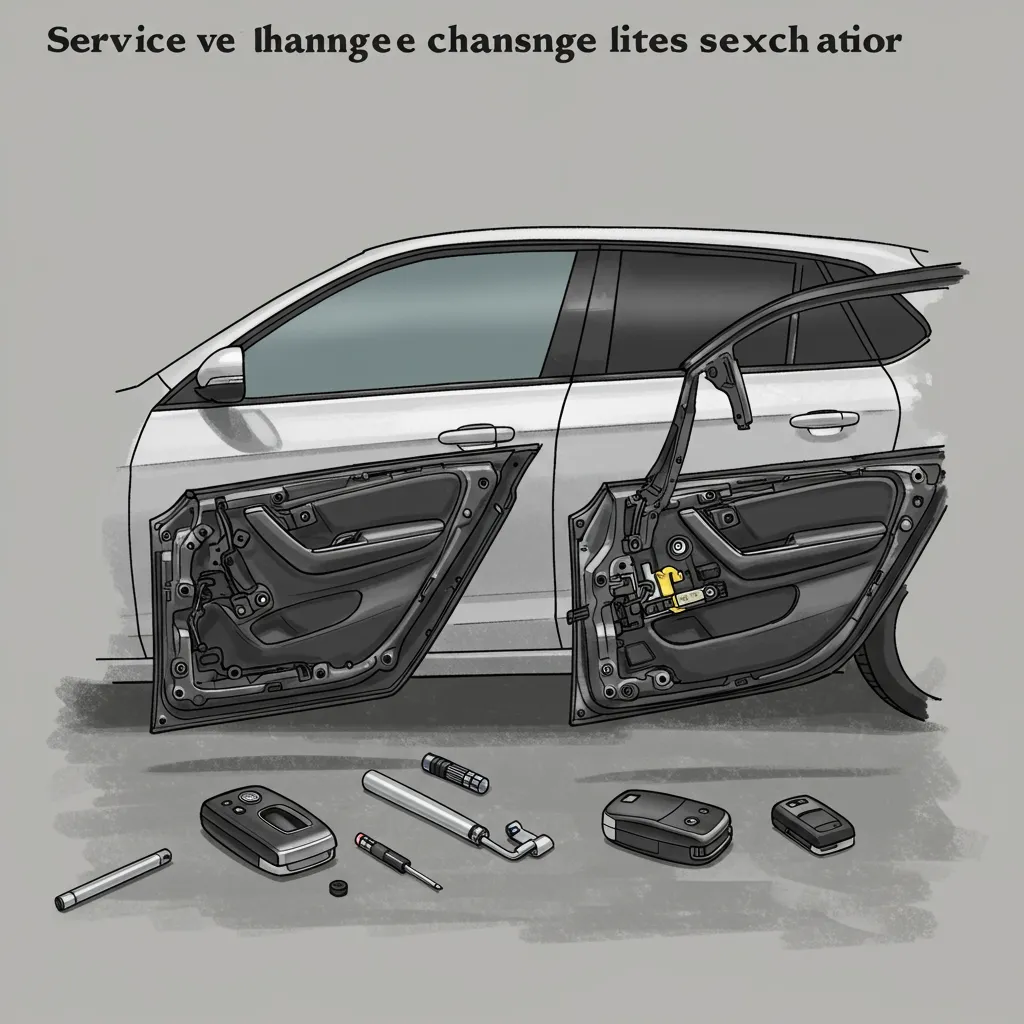 Changement de serrures de voiture
