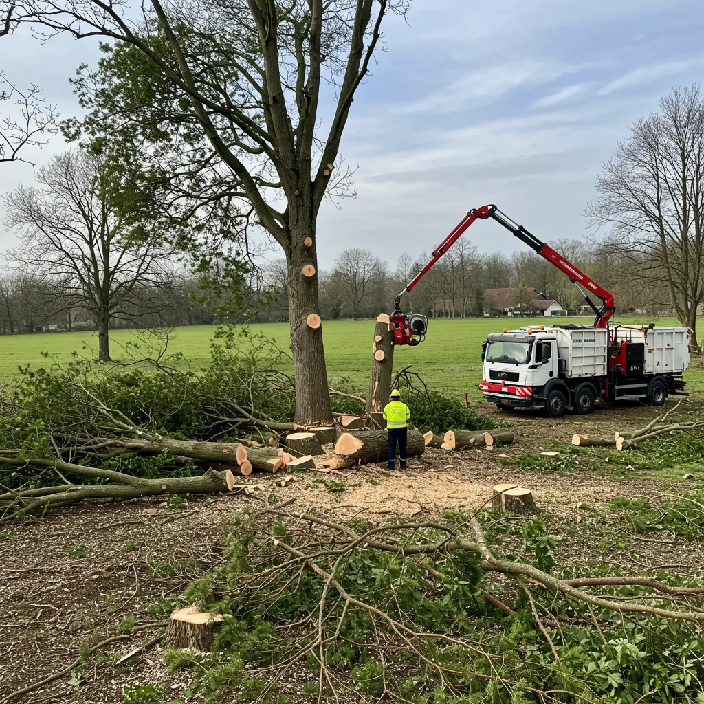Enlèvement d'arbres