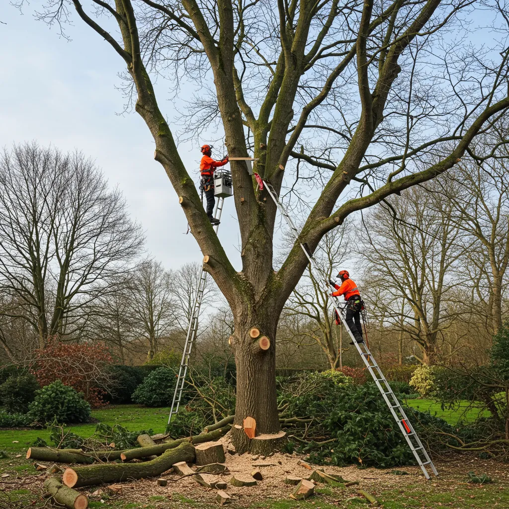 Taille et élagage d'arbres