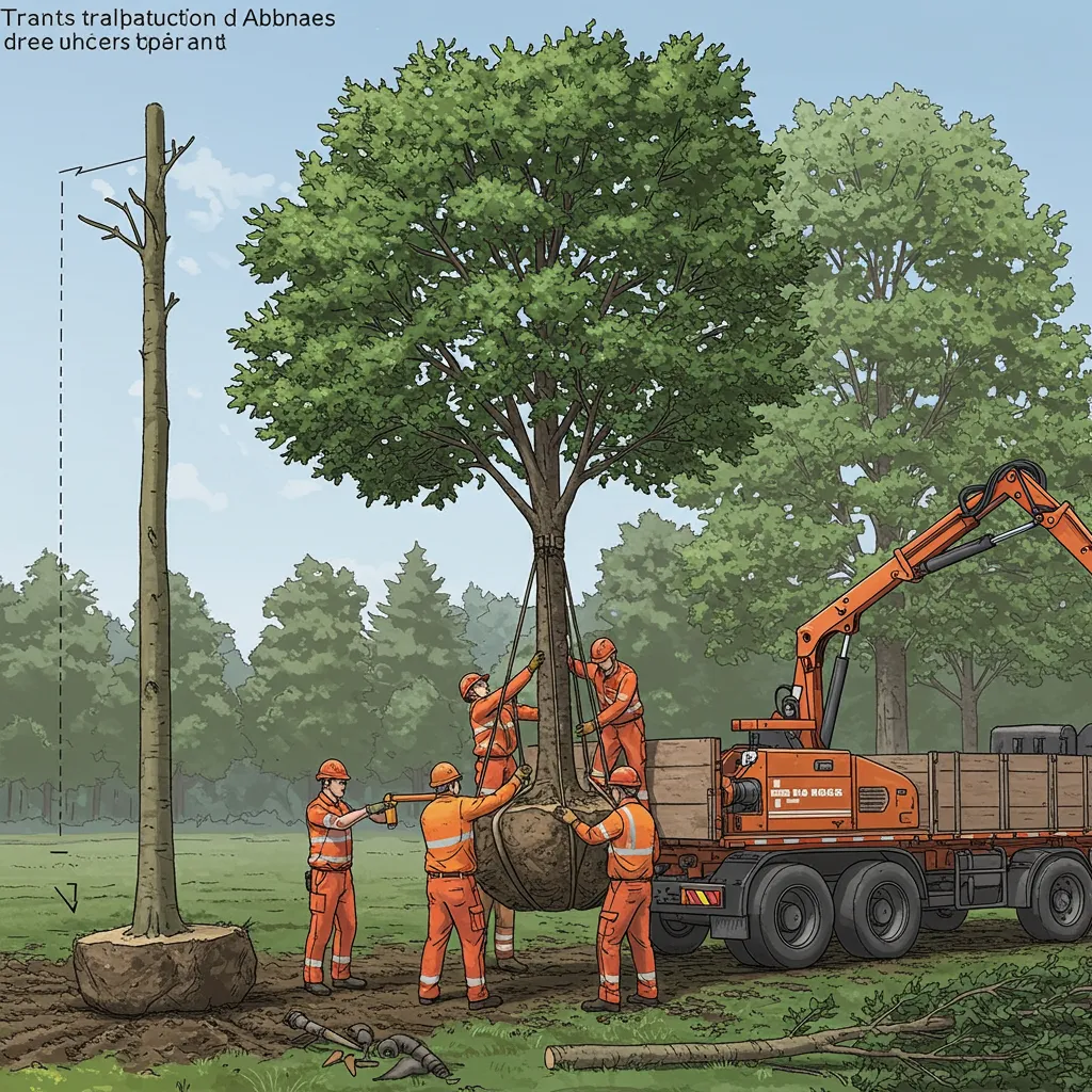 Transplantation d'arbres